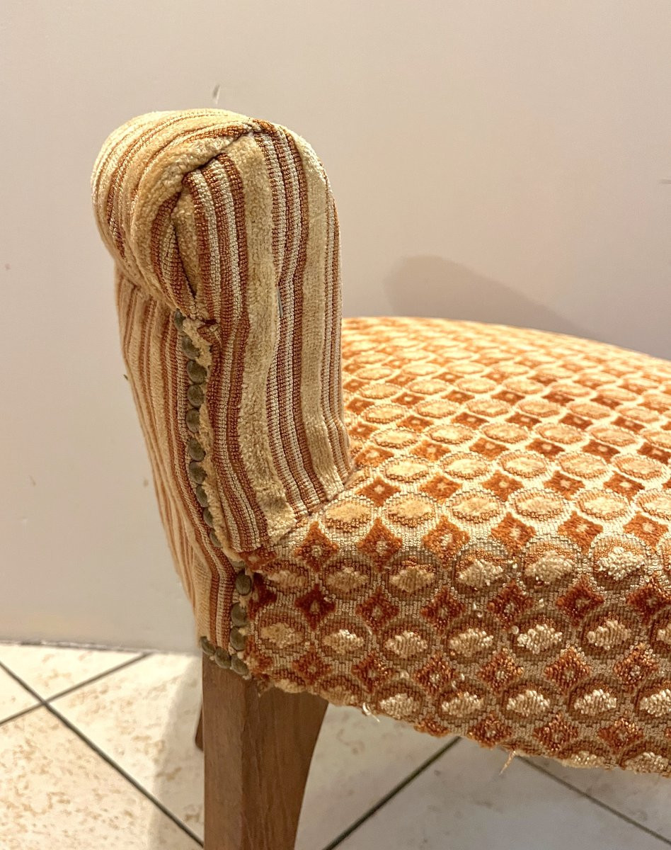 Pair Of Small Armchairs From The 50s-photo-4