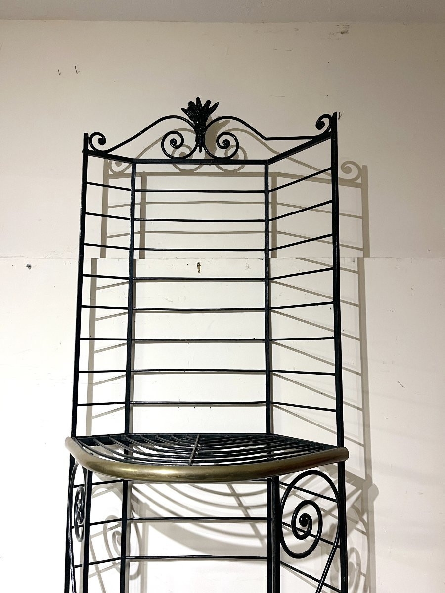 Etagère de boulangerie en fer forgé-photo-2