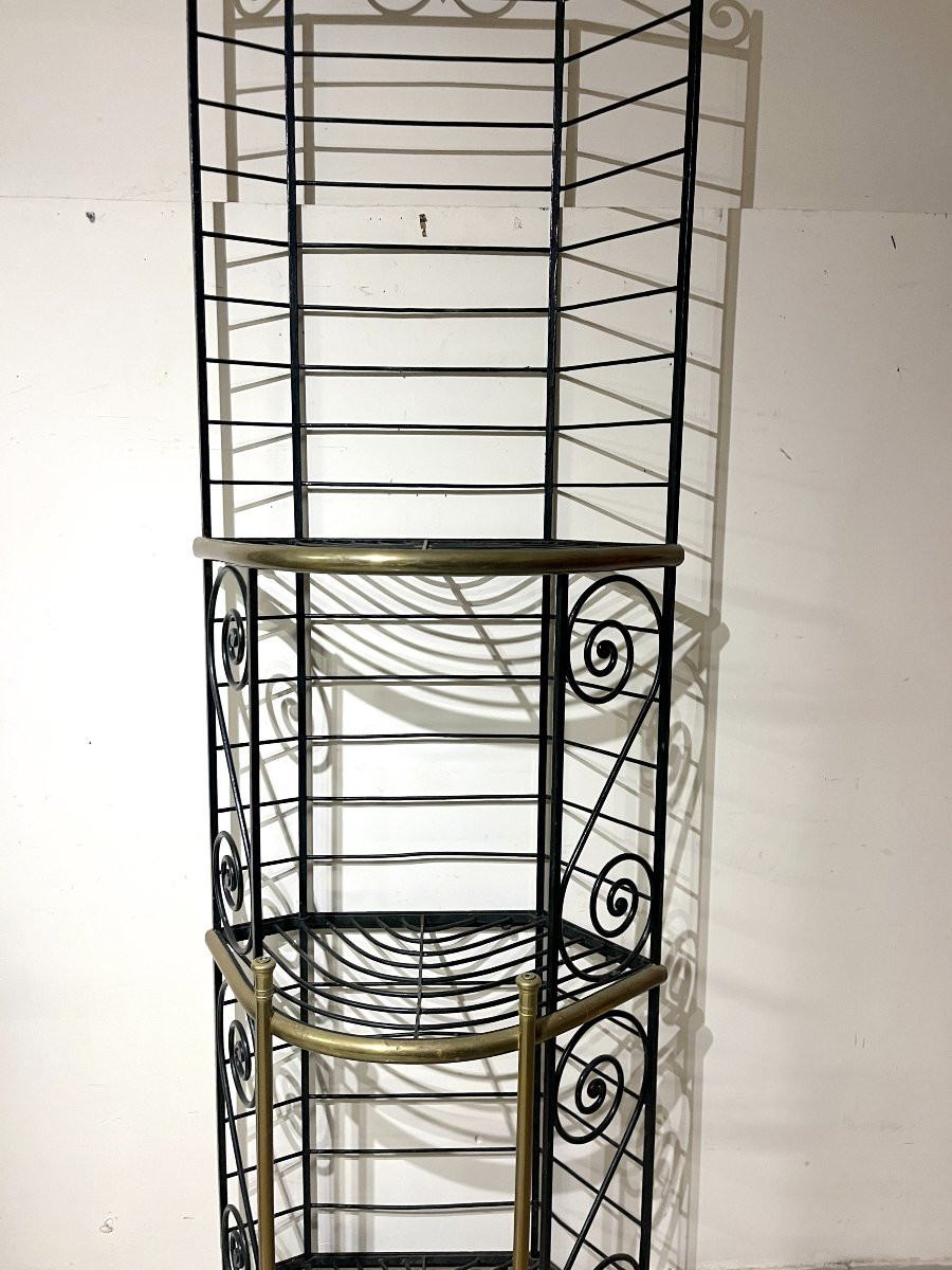 Etagère de boulangerie en fer forgé-photo-3