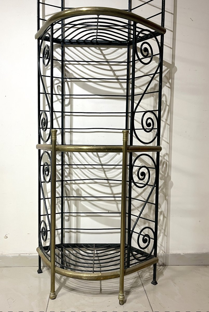 Etagère de boulangerie en fer forgé-photo-4