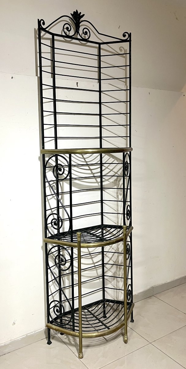 Etagère de boulangerie en fer forgé-photo-1