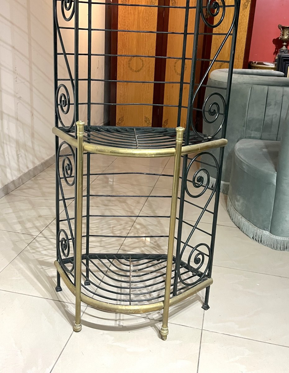 Etagère de boulangerie en fer forgé-photo-6