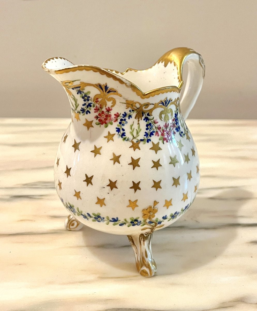 18th Century Sèvres Porcelain Milk Jug-photo-2