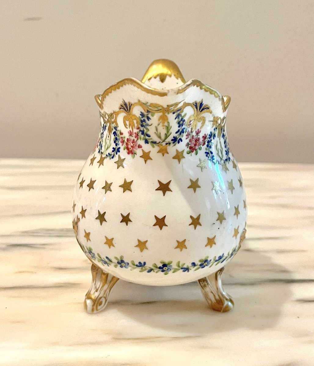 18th Century Sèvres Porcelain Milk Jug-photo-3