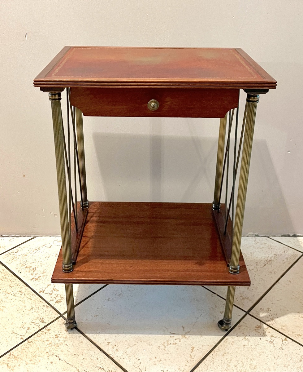 Pair Of Neoclassical Bedside Tables Circa 1960/1970-photo-2