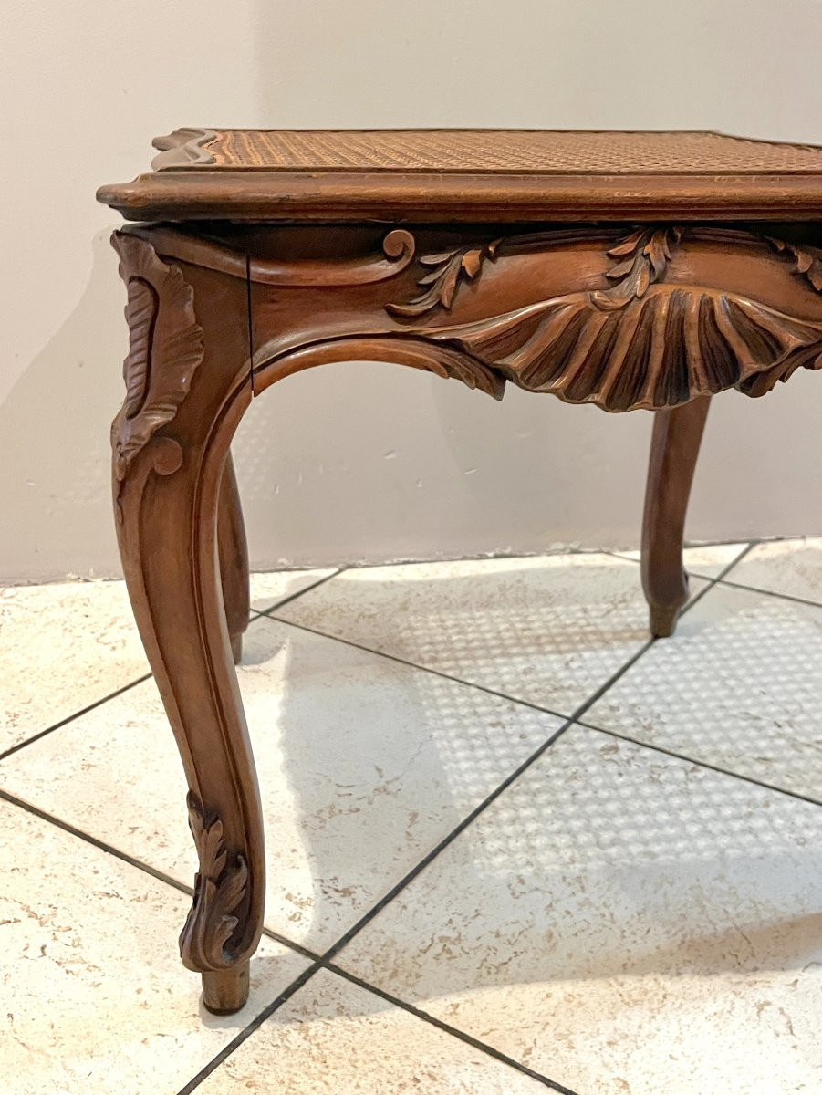 Lxv Style Caned Stool-photo-4