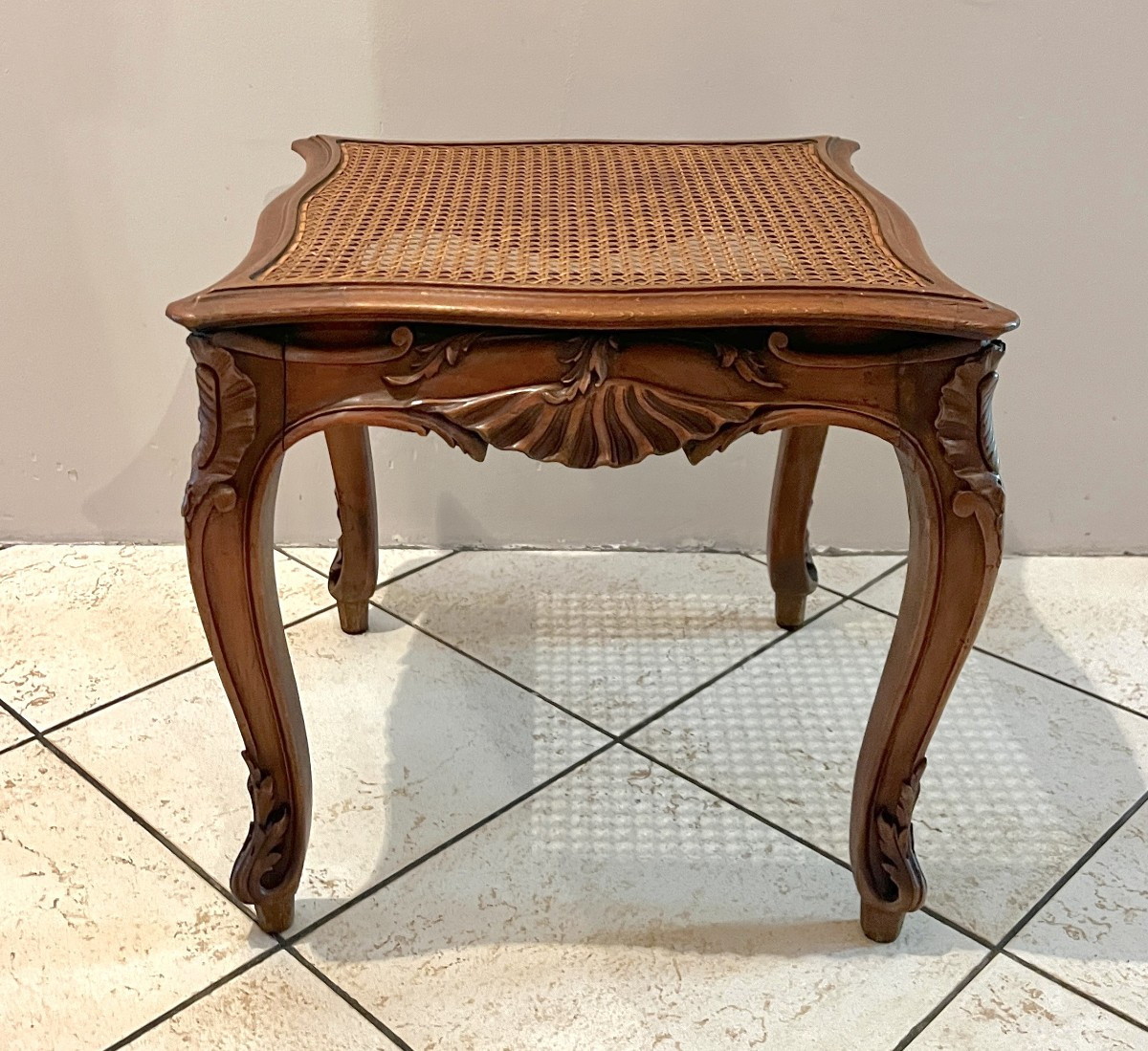 Lxv Style Caned Stool