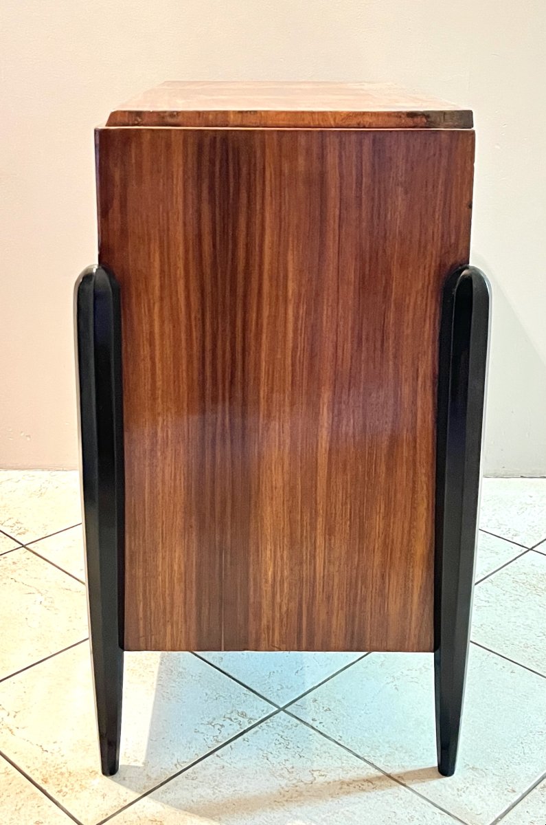 Petite commode Art Deco 4 tiroirs vers 1920-30-photo-1