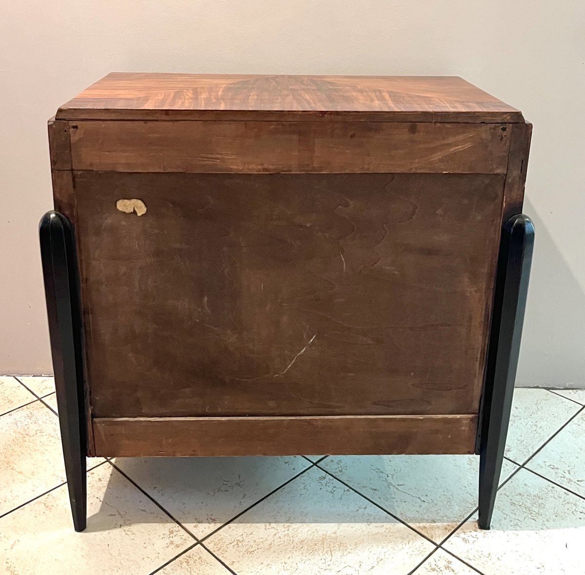 Petite commode Art Deco 4 tiroirs vers 1920-30-photo-3