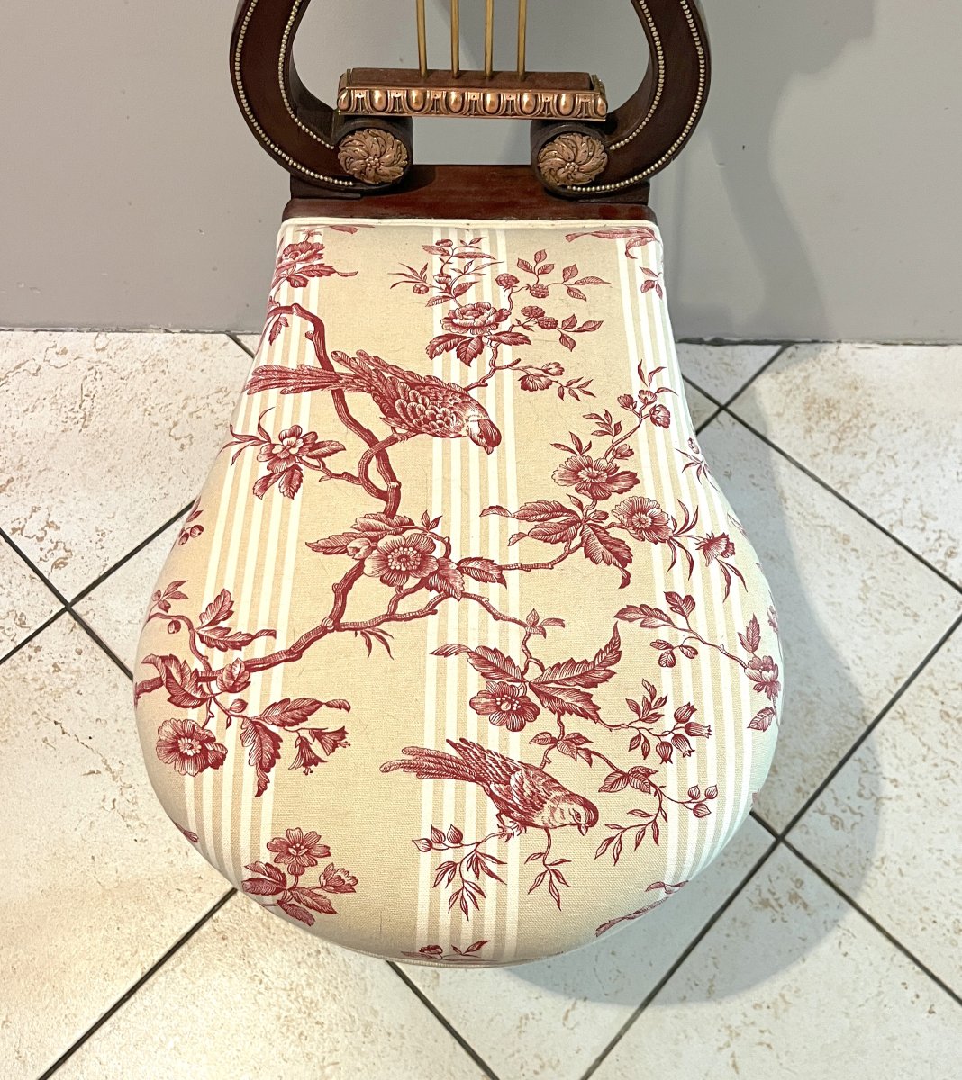Chaise ponteuse style LXVI Napoléon III (XIXème siècle)-photo-4