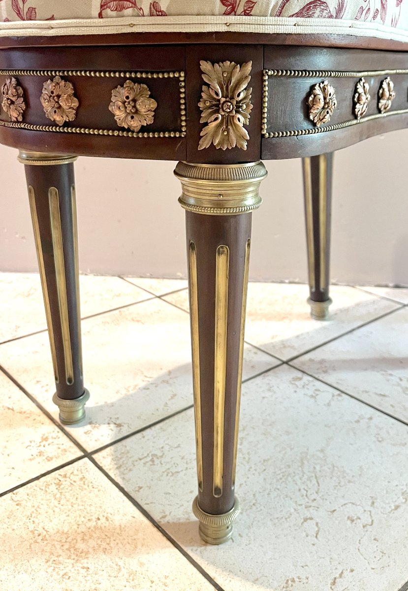 Chaise ponteuse style LXVI Napoléon III (XIXème siècle)-photo-3