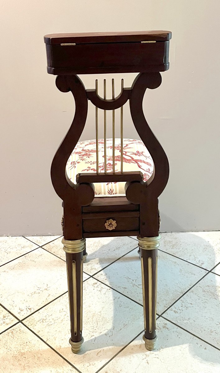 Chaise ponteuse style LXVI Napoléon III (XIXème siècle)-photo-5