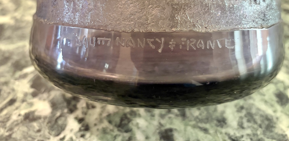 Daum Nancy: Important Art Deco Vase-photo-4