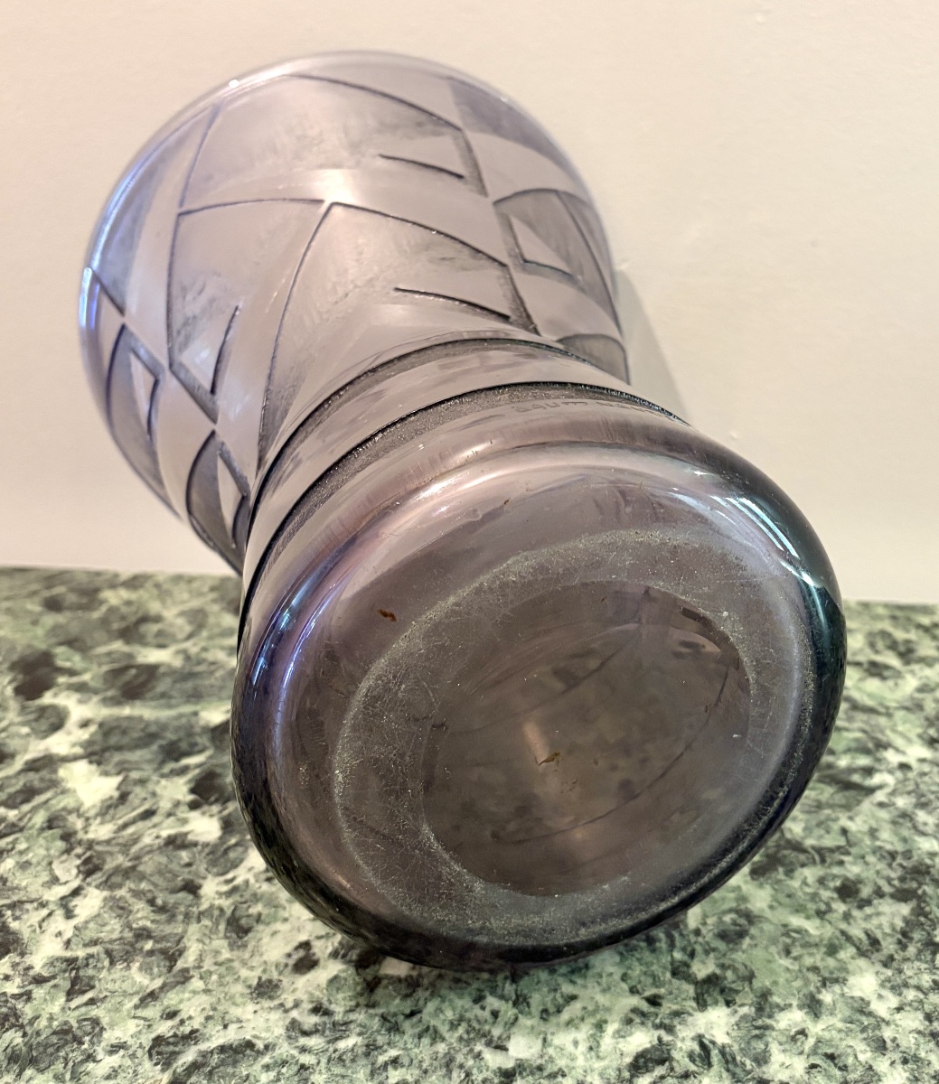 Daum Nancy: Important Art Deco Vase-photo-2