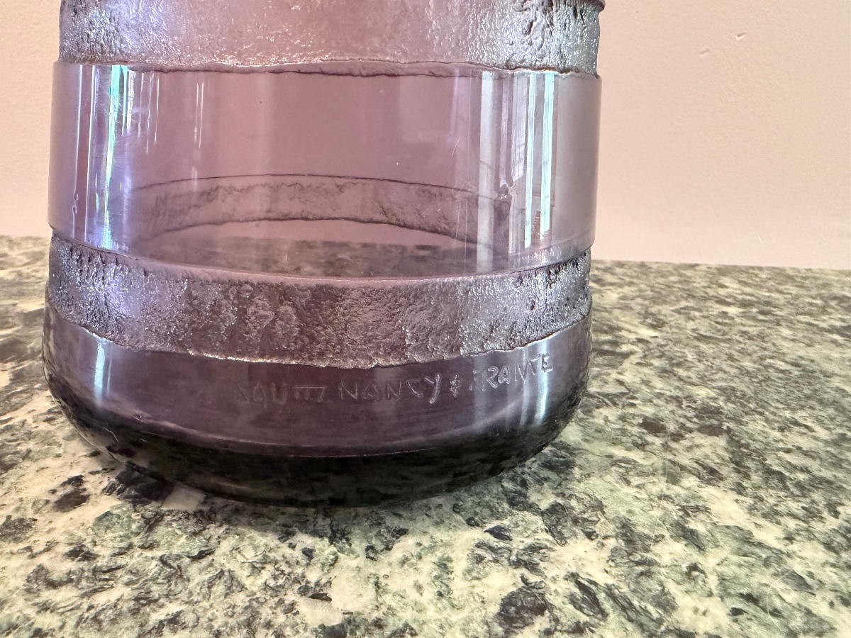 Daum Nancy: Important Art Deco Vase-photo-3