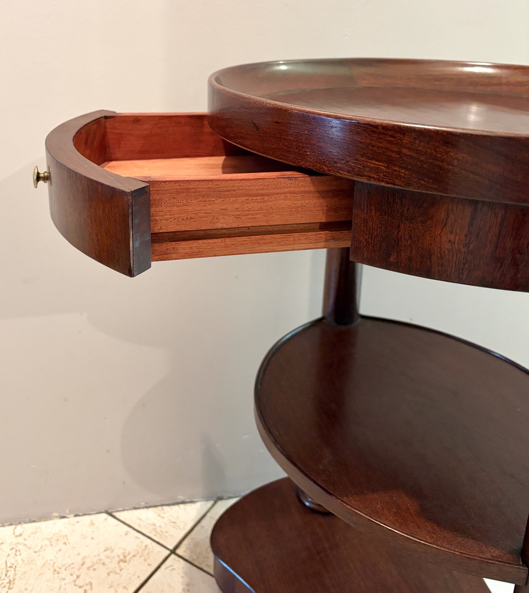 19th-century Empire-style Side Table-photo-2