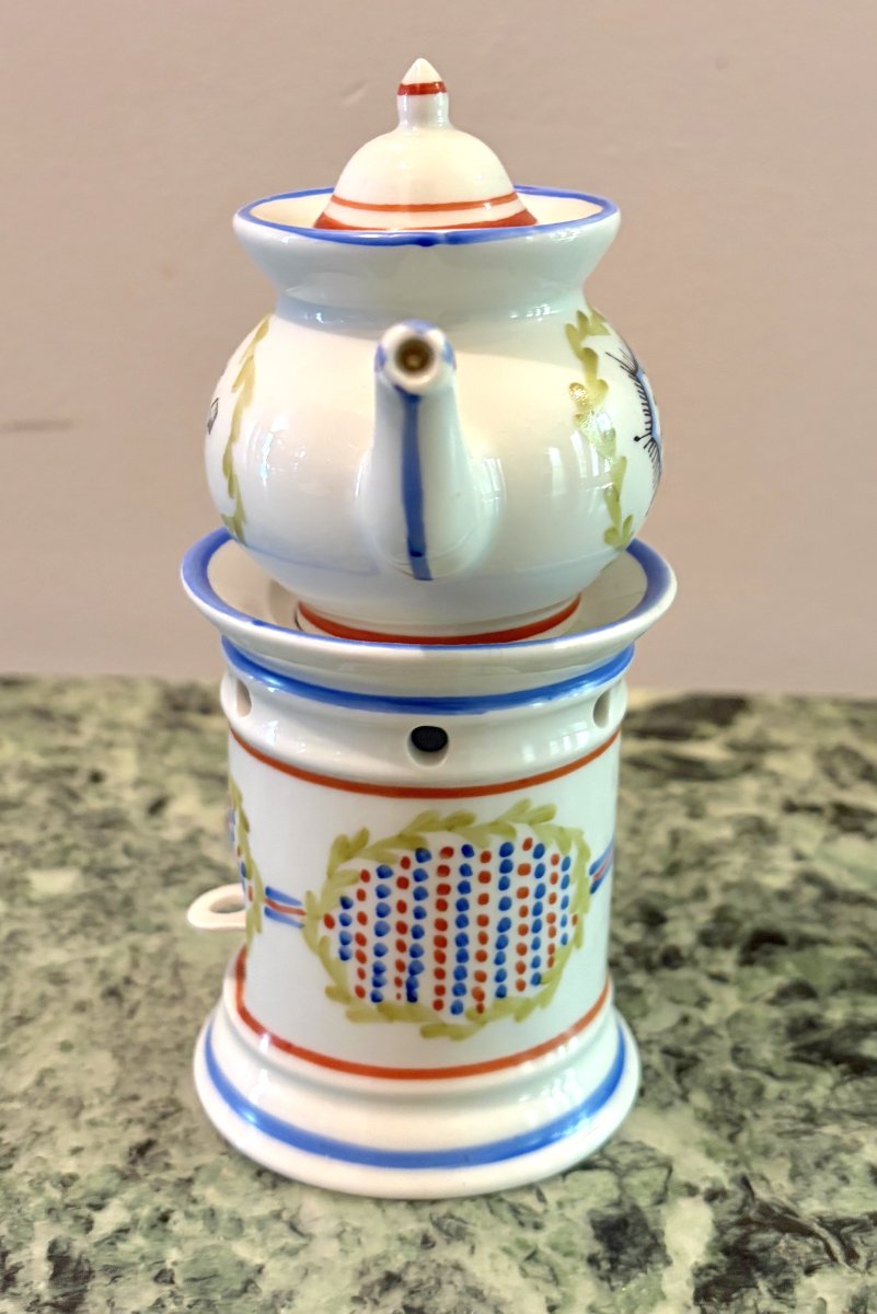 "la Nation" And "la Justice" Mini Porcelain Teapots-photo-3