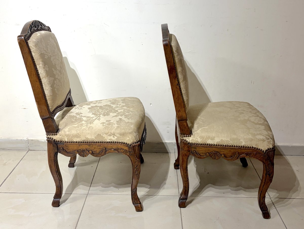 Paire de chaises époque LXV - Régence-photo-1