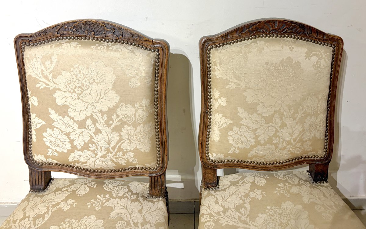 Paire de chaises époque LXV - Régence-photo-4