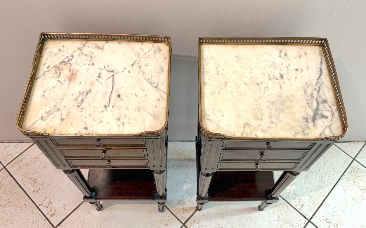 Pair Of Lxvi-style Nightstands-photo-3