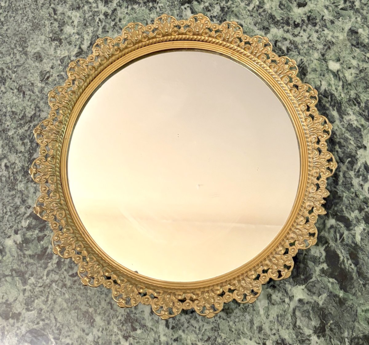 Centre de table rond en bronze-photo-4