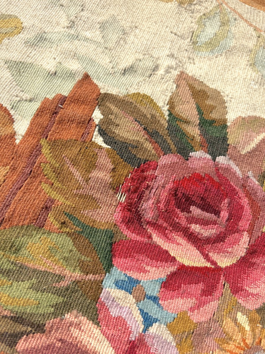 Set Of Four Door Hangings Made Of Aubusson Tapestries From The Napoleon III Era-photo-5