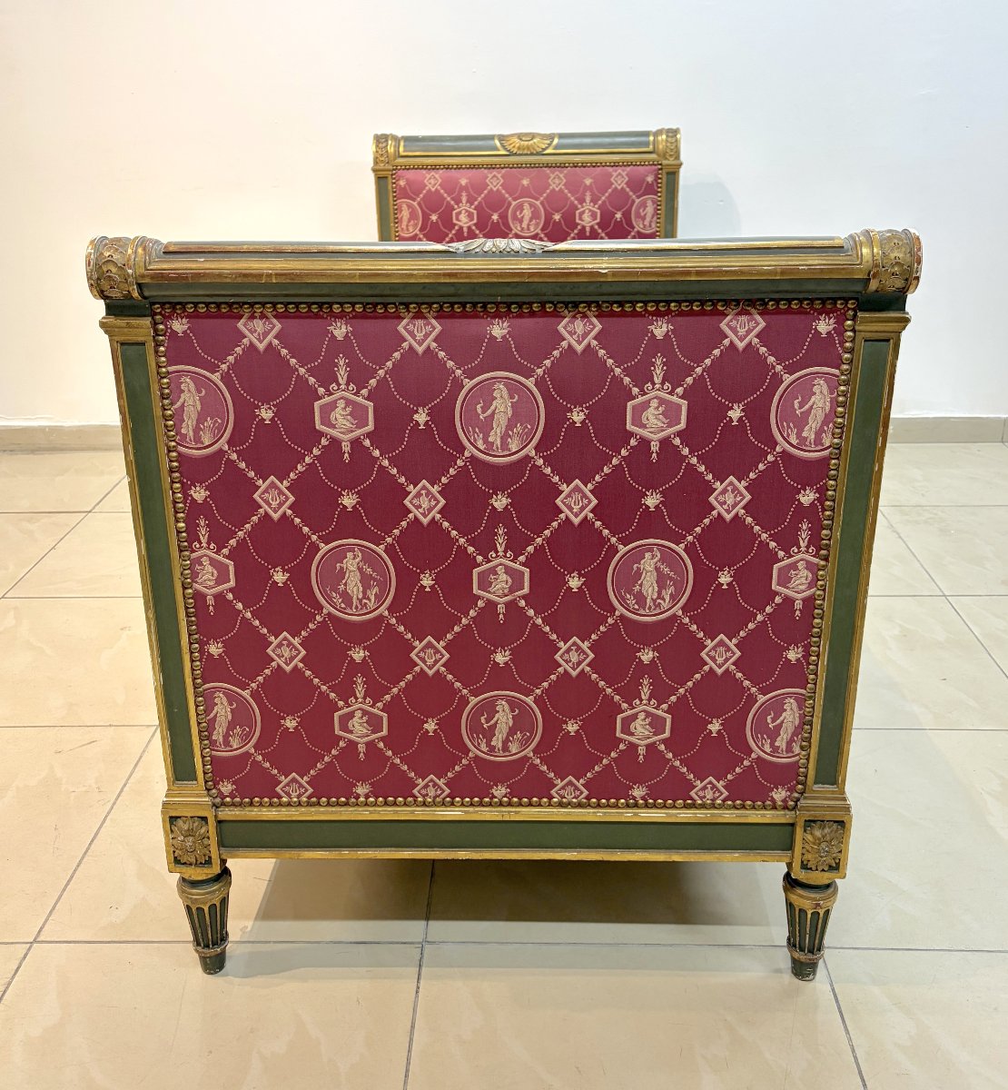 19th-century Neoclassical Lxvi-style Daybed-photo-3