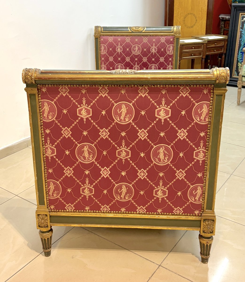 19th-century Neoclassical Lxvi-style Daybed-photo-5