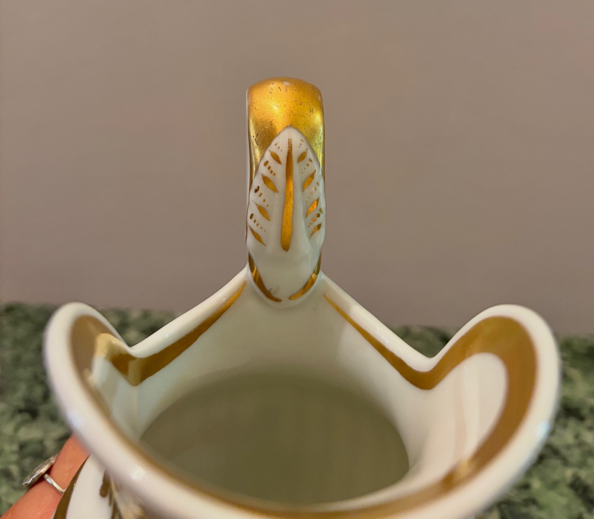 Large 19th-century Parisian Porcelain Milk Jug-photo-6