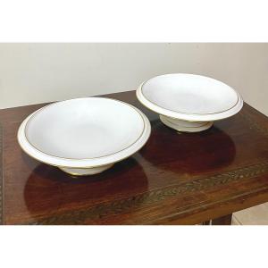 Pair Of Sèvres Porcelain Stemmed Bowls 