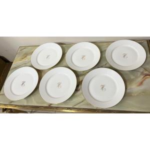 6 Sèvres Porcelain Plates