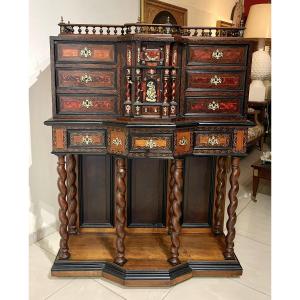 17th Century Marquetry Cabinet
