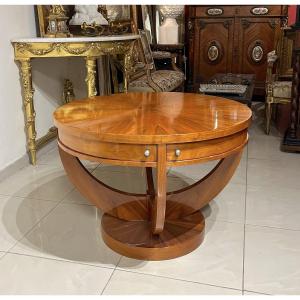 Hugues Chevalier Grand Guéridon Style Art Deco