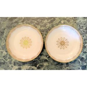 Napoleon III Sèvres Porcelain Saucers 