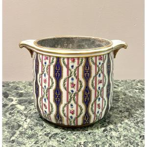 Large Sèvres Porcelain Cooler, Lxv Period