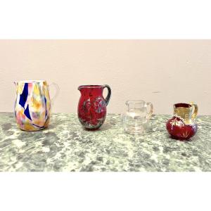 Venice 4 Milk Jugs 19th And 20th Centuries