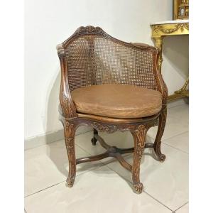 Louis XV Style Office Chair, 19th Century