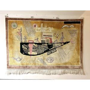 Wall Tapestry After Kandinsky