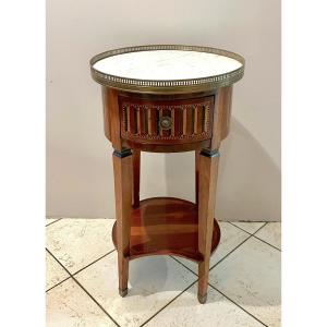 Table de salon marqueterie fin XVIIIème