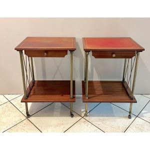 Pair Of Neoclassical Bedside Tables Circa 1960/1970