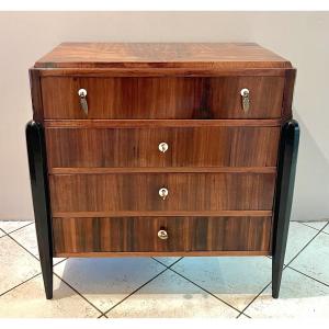 Petite commode Art Deco 4 tiroirs vers 1920-30