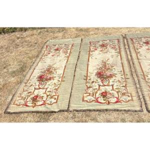 Set Of Four Door Hangings Made Of Aubusson Tapestries From The Napoleon III Era