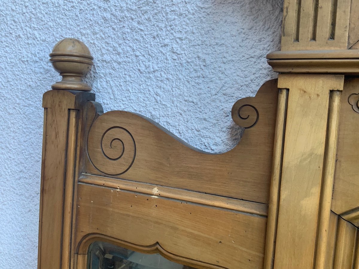 Grand porte manteau avec glace en jardinière -photo-4