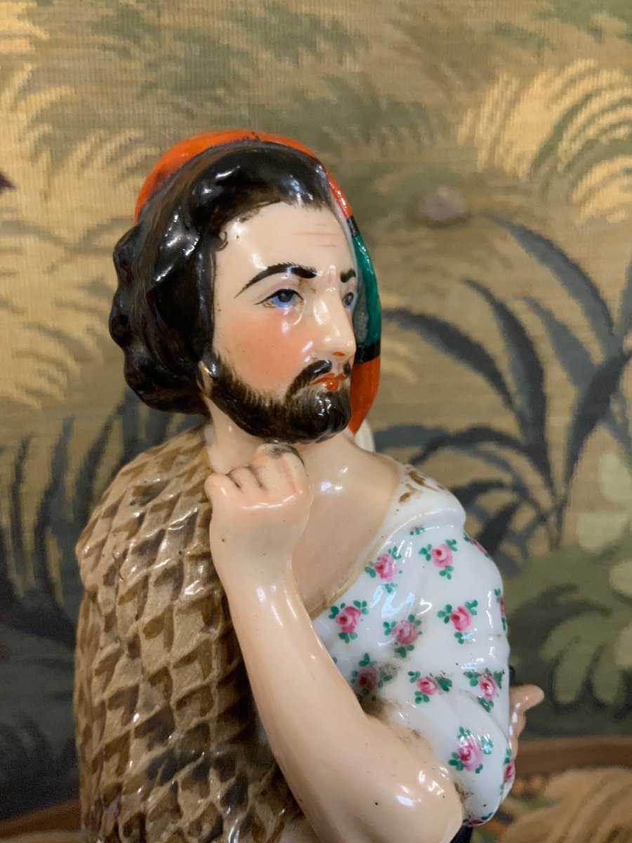 Paire D’encriers  en porcelaine Vieux Paris-photo-4