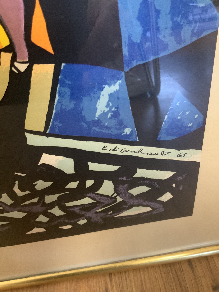 Estampe d'Emilio Di CAVALCANTI-photo-2