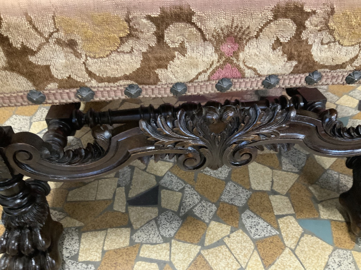 Fauteuil d’apparat style Louis XIV-photo-3