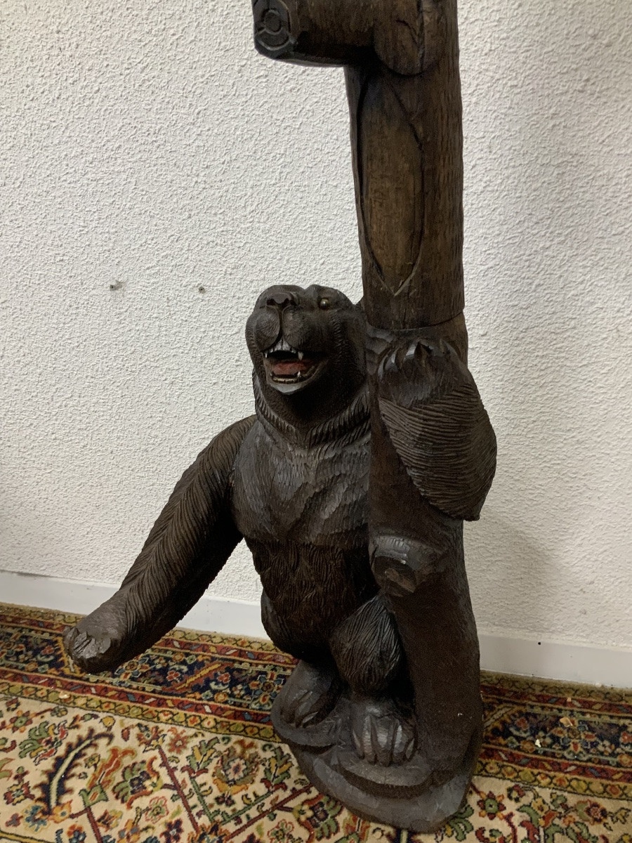 Sculpture ours et son ourson Forêt Noire-photo-3