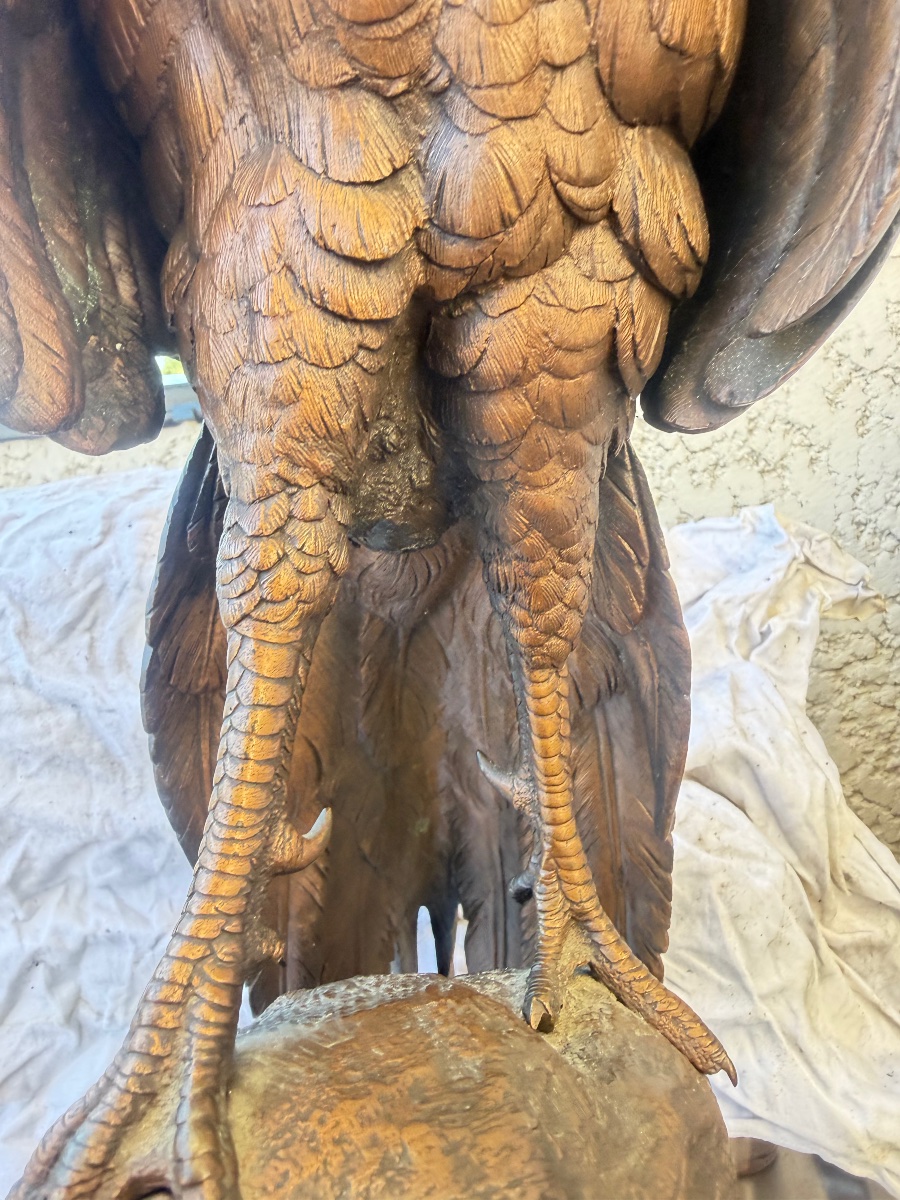 Bronze Sculpture—pheasant—by Ferdinand Pautrot  -photo-1