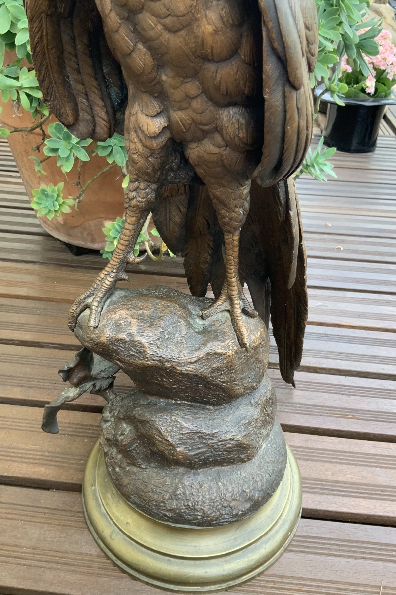 Bronze Sculpture—pheasant—by Ferdinand Pautrot  -photo-5