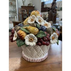 Faience Fruit Bowl Center